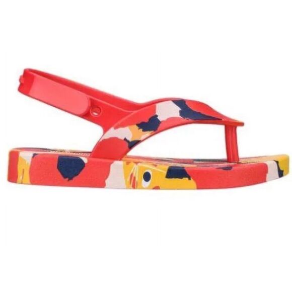 NEW MINI MELISSA BEBE + IPANEMA 32804 - RED / YELLOW - size 5 - Picture 3 of 8